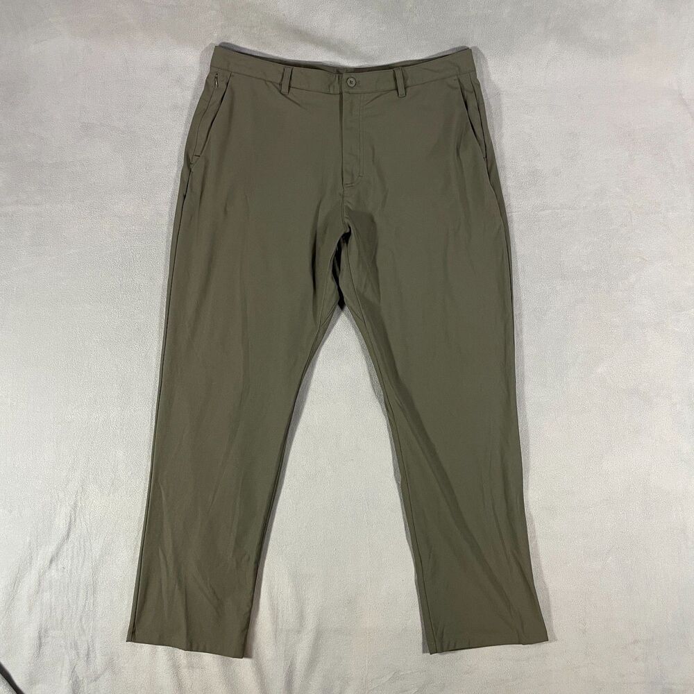 SKYR Pants Mens XL 38x30 Green Slim Fit Stretch Performance Golf Tricot Chino